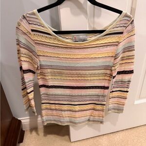 Missoni Multicolor Striped Knit Top